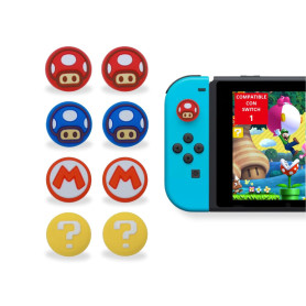 MMEGaming Couvercles de joystick compatibles avec Nintendo Switch 1, accessoires pour manette Nintendo Switch, Lite, OLED, JoyCo
