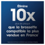 Oral-B Pro Lot De 10 Brossettes De Rechange Cross Action, AUTHENTIQUES, Blanches, Nettoyage En Profondeur, Têtes Rondes, Embouts