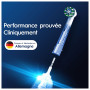 Oral-B Pro Lot De 10 Brossettes De Rechange Cross Action, AUTHENTIQUES, Blanches, Nettoyage En Profondeur, Têtes Rondes, Embouts