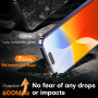 TOCOL Verre Trempé pour iPhone 14 Pro, Dépoussiérage Automatique, Sans Bulles, Dureté 9H, Couverture Complète Protection écran, 
