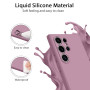 Tobfit Coque pour Samsung Galaxy S25 Ultra 5G avec 2 Pièces Verre Trempé, Silicone Étui de Protection pour Samsung S25 Ultra Min