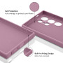 Tobfit Coque pour Samsung Galaxy S25 Ultra 5G avec 2 Pièces Verre Trempé, Silicone Étui de Protection pour Samsung S25 Ultra Min
