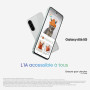 Samsung Galaxy A56 5G, Smartphone Android, 128 Go, Chargeur Secteur Rapide 25W Inclus, Smartphone déverrouillé, Gris, Version FR