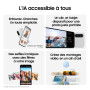 Samsung Galaxy A56 5G, Smartphone Android, 128 Go, Chargeur Secteur Rapide 25W Inclus, Smartphone déverrouillé, Gris, Version FR