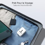 Amoner Adaptateur Prise Universelle, Travel Adapter Internationale Voyage avec 2 USB 2 Type C Universel UK EU USA Allemagne Ital