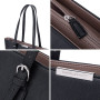 David Jones - Sac à Main Shopping Femme Grand Format - Cours Lycée Fille - Cabas Fourre-Tout Porté Epaule Cuir PU Anse Longue - 