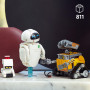 LEGO | Disney et Pixar Wall-E et Eve - Set de Construction pour Adulte - Maquette à Exposer - Robots en Briques avec Figurines d