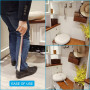 Chaussure long en acier inoxydable de 42 cm - Cuillère de qualité supérieure en métal - Modèle très stable - Pour toutes les per