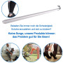 Chaussure long en acier inoxydable de 42 cm - Cuillère de qualité supérieure en métal - Modèle très stable - Pour toutes les per