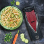Coupe-Légumes Börner Vital (Profi Set) • 12 Styles de Coupe • Mandoline en Acier Inoxydable • Coupe Légumes avec Fonction Assais
