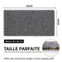 COSYLAND Tapis de Douche Antidérapant 40x80 cm - Tapis de Bain Sécurité Confortable en PVC Luffa - Séchage Rapide avec Trous de 