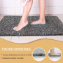 COSYLAND Tapis de Douche Antidérapant 40x80 cm - Confort Doux en PVC Luffa - Drainage Efficace et Séchage Rapide - Salle de Bain