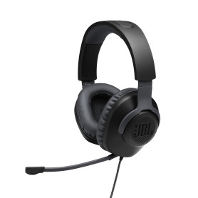 JBL Quantum 100 – Casque gaming filaire avec micro détachable – Accessoire gamer léger et confortable – Compatible avec plusieur