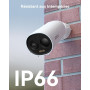 Imou 2K Caméra Surveillance WiFi Exterieure sans Fil Solaire, Camera Solaire Exterieur avec PIR & AI Détection Humaine, Vision N