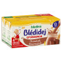 Blédina Blédidej - Céréales bébé Lactées Chocolat Gourmand - Dès 12 Mois - 12 briques de 250mL