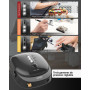 Oasser Kit Aérographe, Compresseur Aerographe Portable Rechargeable Haute Précision Mini Compresseur d'Air Pression Réglable pou