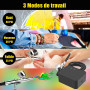 Powate 40 PSI Kit Aérographe Complet Professionnel avec Compresseur Aérographe - 0.2/0.3/0.5 mm Buses pour Nail Art, L'artisanat