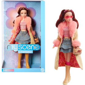 Barbie Signature My Scene Poupée Chelsea et Accessoires, avec Tenue inspirée des années 2000 Comprenant Un Haut orné de Papillon Barbie Signature My Scene Poupée Chelsea et Accessoires, avec Tenue inspirée des années 2000 Comprenant Un Haut orné de Papillon
