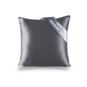 townssilk Taie d'oreiller en Soie, 100% Soie de mûrier Naturelle 19 Momme, Deux Faces en Soie, certifiée Oeko-Tex, Douce pour la