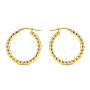MIORE Boucles d’Oreilles Femme, Argent 925 Plaqué Or 18K, Creoles Argent, Créoles Boules 20 MM, Boucle d Oreille Plaque Or, Fabr