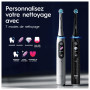 Oral-B Pack Brosse A Dents Electrique iO10 et Brossettes Ultimate Clean, ORIGINALES, Lot De Manche Oral B Noir avec Un Embout Ro