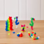 PLUS PLUS - Kit Découverte - Jeu de Construction de 1200 pièces Basic et Fluo/Néon Multicolores - Jeu Éducatif pour Enfant dès 3