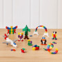 PLUS PLUS - Kit Découverte - Jeu de Construction de 1200 pièces Basic et Fluo/Néon Multicolores - Jeu Éducatif pour Enfant dès 3