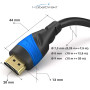 KabelDirekt – Câble HDMI 8K / 4K – 5m et autres longueurs (0,15m à 22,5m) – Câble HDMI conçu en Allemagne – 10K/8K@60Hz/4K@120Hz