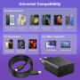 45W Chargeur USB C Secteur Charge Rapide pour Galaxy S25/S25 Ultra/S24/S23/S22/S21/S20/Note 20/A73/A54, Z Fold5, Flip5, Flip4, F