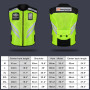 LVNRIDS Gilet de Sécurité Réfléchissant sans Manches pour Moto Homme Femme