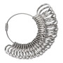 Towinle Baguier Calibreur de 41 à 76 Mesure de Taille de Doigt Jauge Anneaux Outil de Bague en Métal ou en Plastique avec 3 Eche