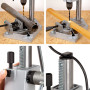 wolfcraft 5027000 - Support de Perçage - Butée de Profondeur avec Réglage Rapide - Perçage stationnaire en Sécurité