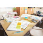 Post-it Notes Autocollantes Cube, Couleurs Neon Rainbow, 1 Bloc de 325 Feuilles, 76 mm x 76 mm, Rose, Jaune, Orange, Vert - Feui