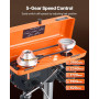 VEVOR Perceuse à Colonne d'Établi 203,2 mm, Moteur à Induction, 500 W, Vitesse Réglable 550/950/1450/1950/2500 tr/min, Table de 