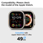 Spigen Rugged Armor Coque Compatible avec Apple Watch Ultra 2 (2023) / Ultra (2022) 49mm