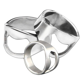 VKI anneaux decapsuleur en metal ouvre bouteille tire bouchon biere bagues, 20/21/22 mm, 3 pcs