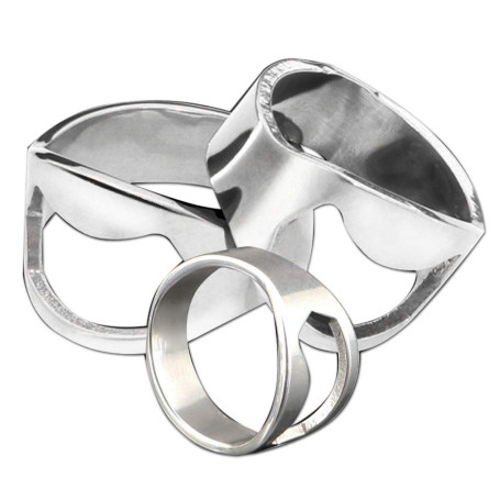 VKI anneaux decapsuleur en metal ouvre bouteille tire bouchon biere bagues, 20/21/22 mm, 3 pcs