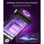 128GB Digital Voice Activated Recording Device, Enregistreur Vocal 1536Kpbs avec Playback, Suppression Intelligente du Bruit, En
