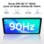 DOOGEE Tab A9 Pro+ Tablette Android 15,Tablette 11 Pouces/90Hz, Batterie 8580mAh, 30GB + 128GB/TF 2TB,Unisoc T7200 Tablette avec