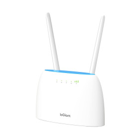 ioGiant Routeur 4G SIM LTE WiFi AC 1200 Mbps Bi-Bande, Box 4G Déverrouillé, Plug & Play, Connectez jusqu'à 64 Appareils, 2X SMA 