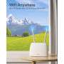 ioGiant Routeur 4G SIM LTE WiFi AC 1200 Mbps Bi-Bande, Box 4G Déverrouillé, Plug & Play, Connectez jusqu'à 64 Appareils, 2X SMA 