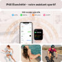 Montre Connectée Femme pour Samsung,iPhone,Android,1.91" Montre Connectée Femme avec Appel Bluetooth,Voix de l'IA,Alexa intégrée