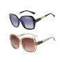 JZK Lot de 2 paires de lunettes de soleil polarisées anti-éblouissement pour femme - Lunettes de soleil surdimensionnées - Prote