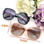 JZK Lot de 2 paires de lunettes de soleil polarisées anti-éblouissement pour femme - Lunettes de soleil surdimensionnées - Prote
