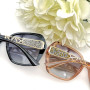 JZK Lot de 2 paires de lunettes de soleil polarisées anti-éblouissement pour femme - Lunettes de soleil surdimensionnées - Prote