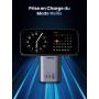 UGREEN Nexode 100W GaN Chargeur Station 3 Ports et Qi2 15W Charge Induction sans Fil Prise Secteur Bureau Compatible avec MagSaf