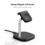SwanScout Support de Chargeur pour Samsung Galaxy Watch, Chargement Rapide pour Samsung Galaxy Watch Ultra(2025)/8/8 Classic/7/U