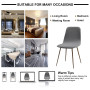 Lydevo Housse de Chaise Scandinave Extensible Lot de 6 Moderne Housse de Salle à Manger Lavable Universel Couverture de Cuisine 