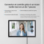 EZVIZ EP7 Interphone vidéo WiFi sans Fil Système d'interphone 2K, écran Tactile Couleur 7", Sonnette vidéo sans câble, Alimentat