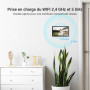 EZVIZ EP7 Interphone vidéo WiFi sans Fil Système d'interphone 2K, écran Tactile Couleur 7", Sonnette vidéo sans câble, Alimentat